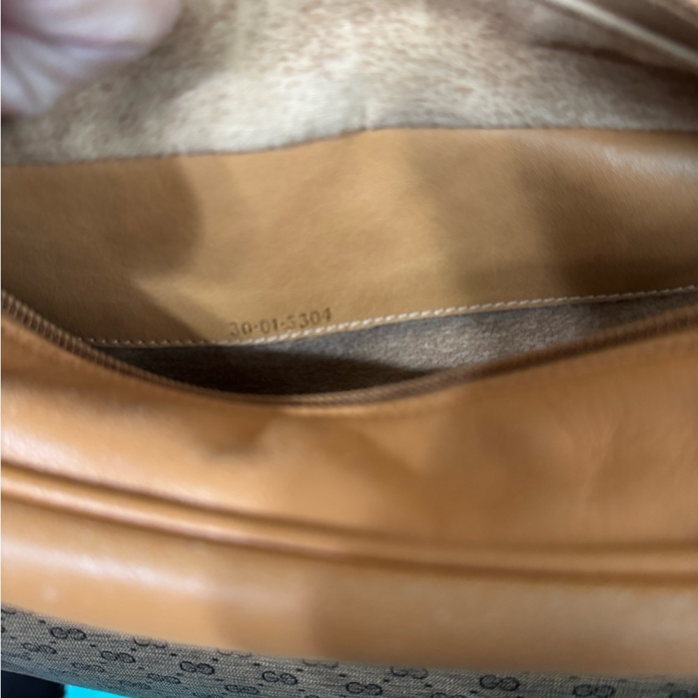 Gucci Micro Logo Beige and Taupe Handbag - Picture 12 of 14